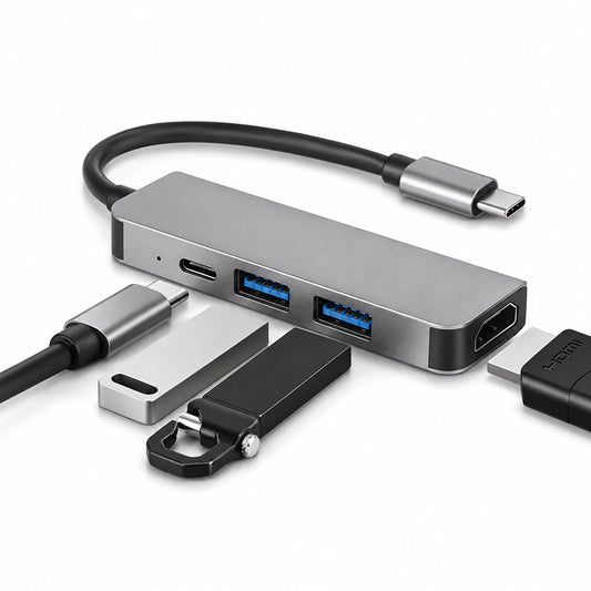 Hub USB-C 4-en-1 avec sortie HDMI 4K