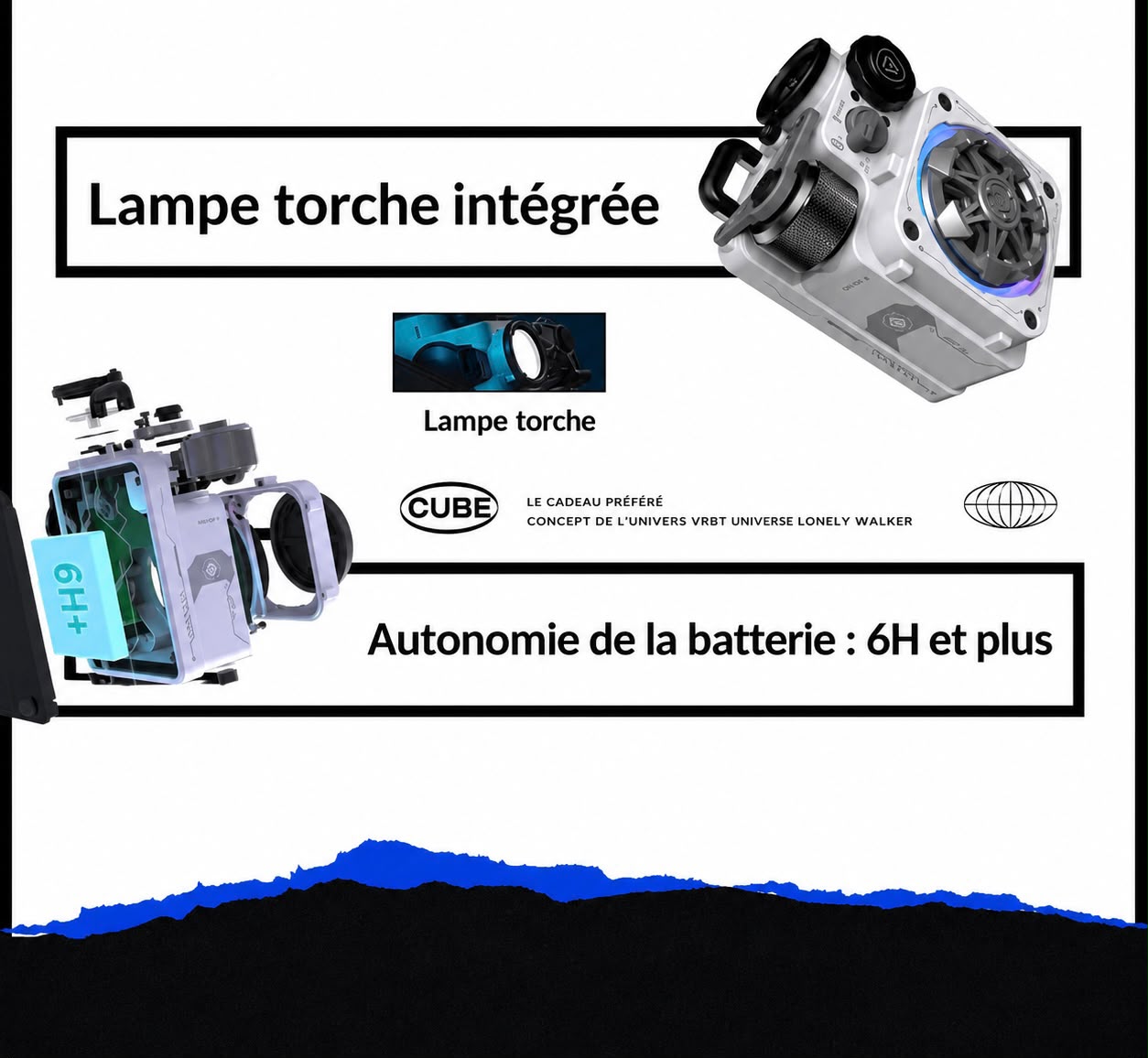 Enceinte compacte à batterie longue durée