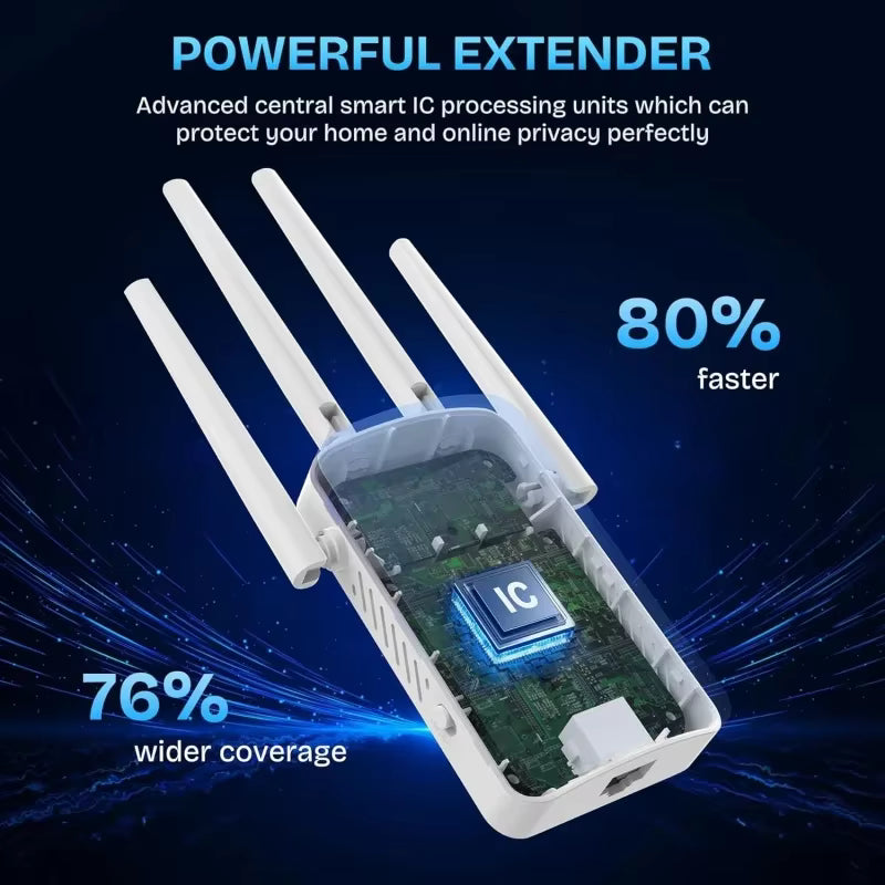 Booster de signal WiFi à installation rapide