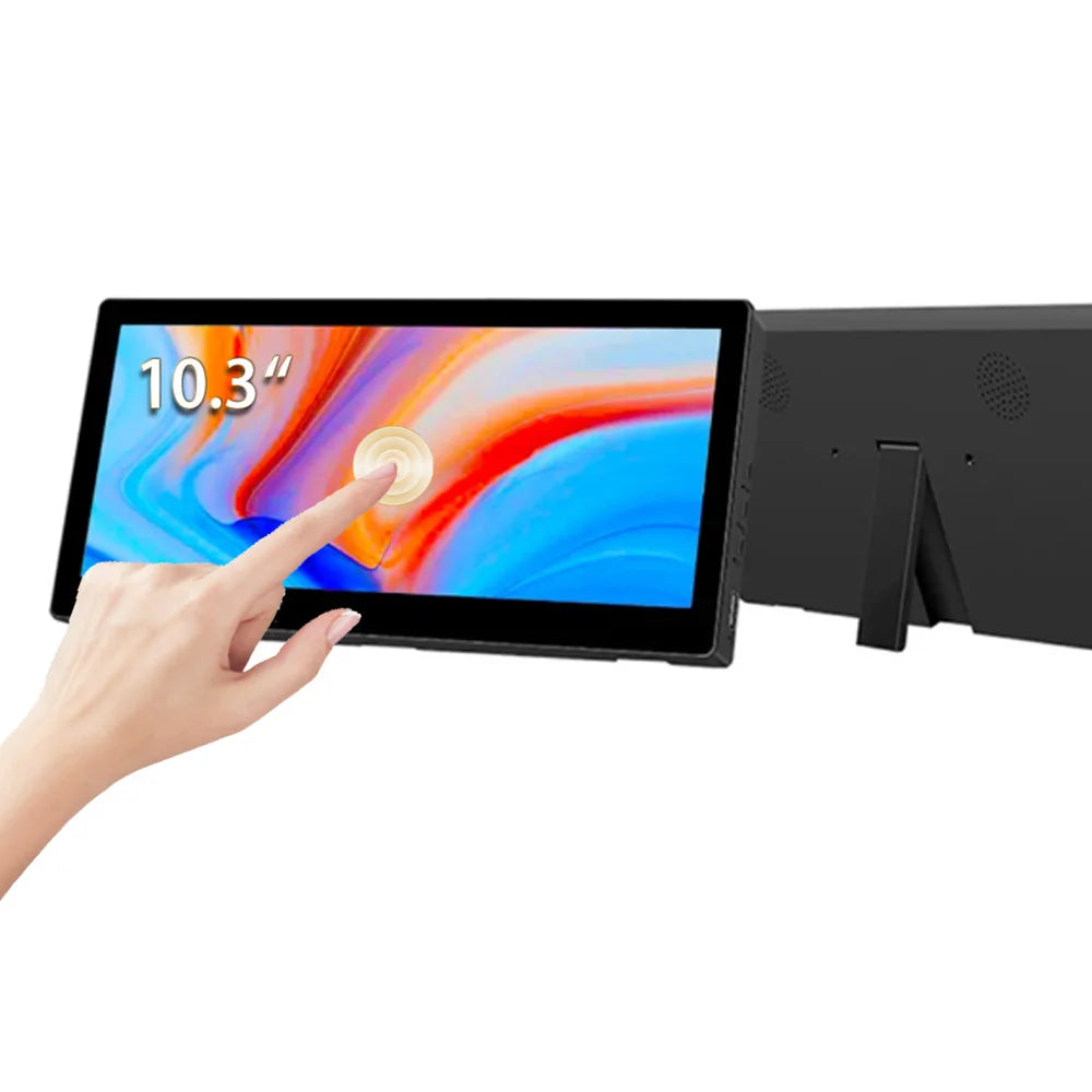 Écran d'extension compact connecté en HDMI et USB-C