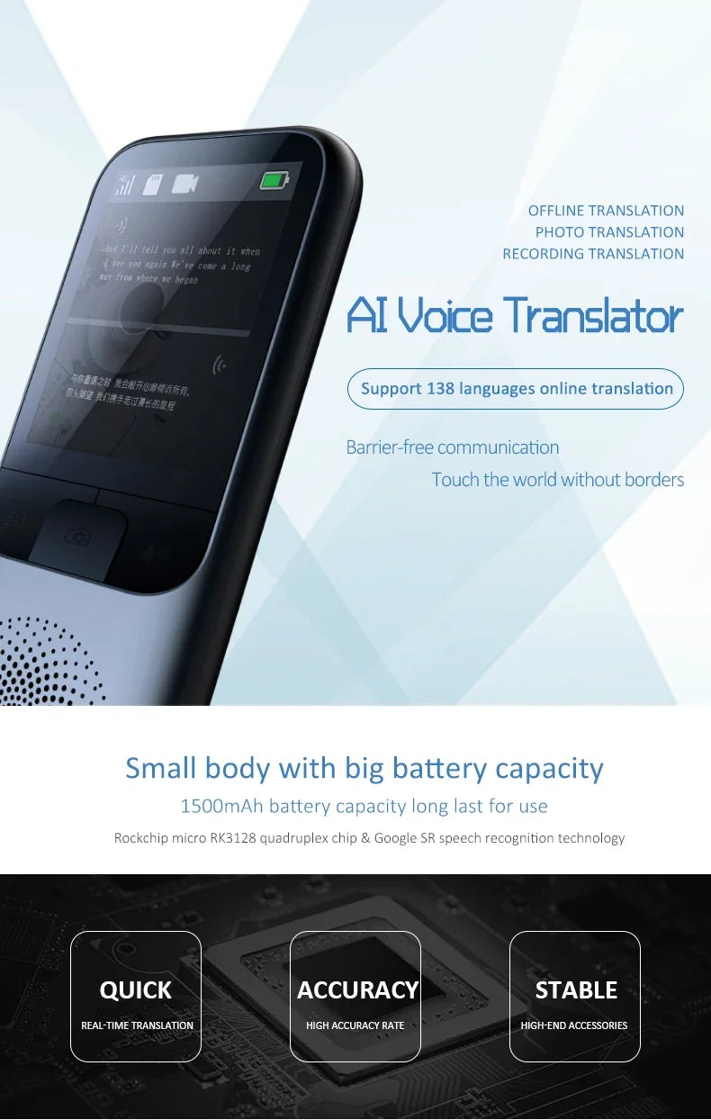 Traducteur vocal intelligent T11