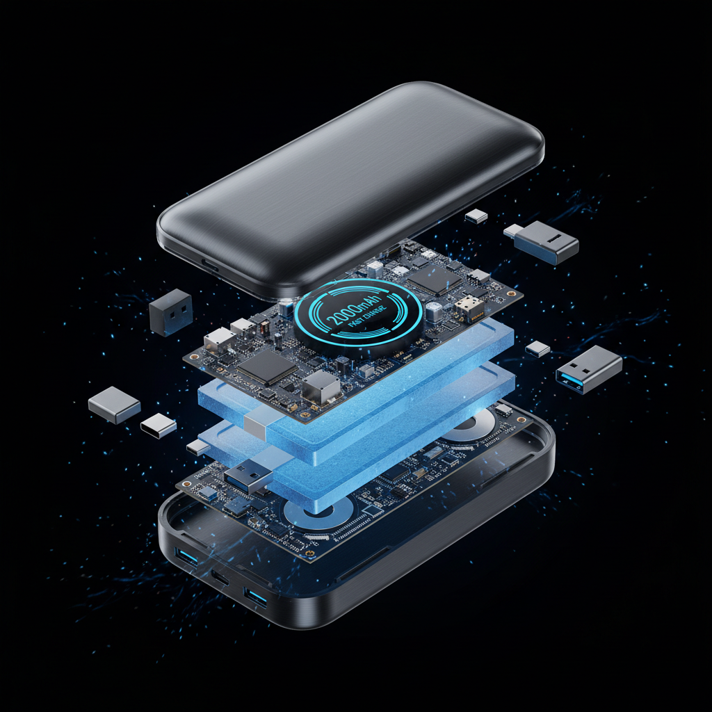 Powerbank 20000mAh Schnellladung