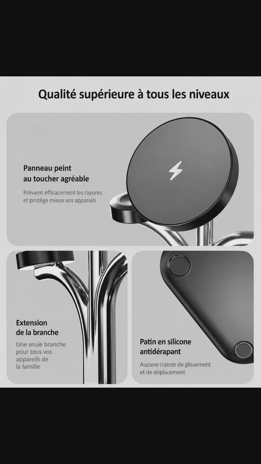 Chargeur sans fil magnétique 5 en 1